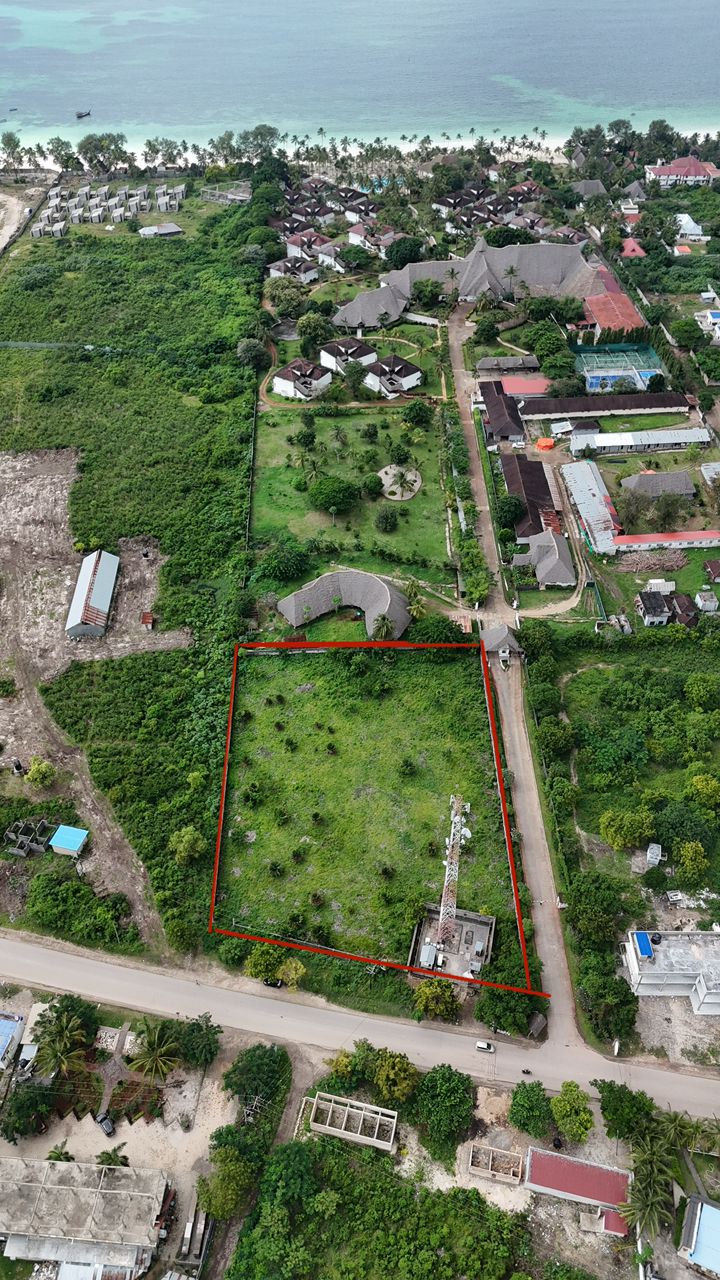 Titled Plot in Kiwengwa – Beach Proximity, Main Road Frontage