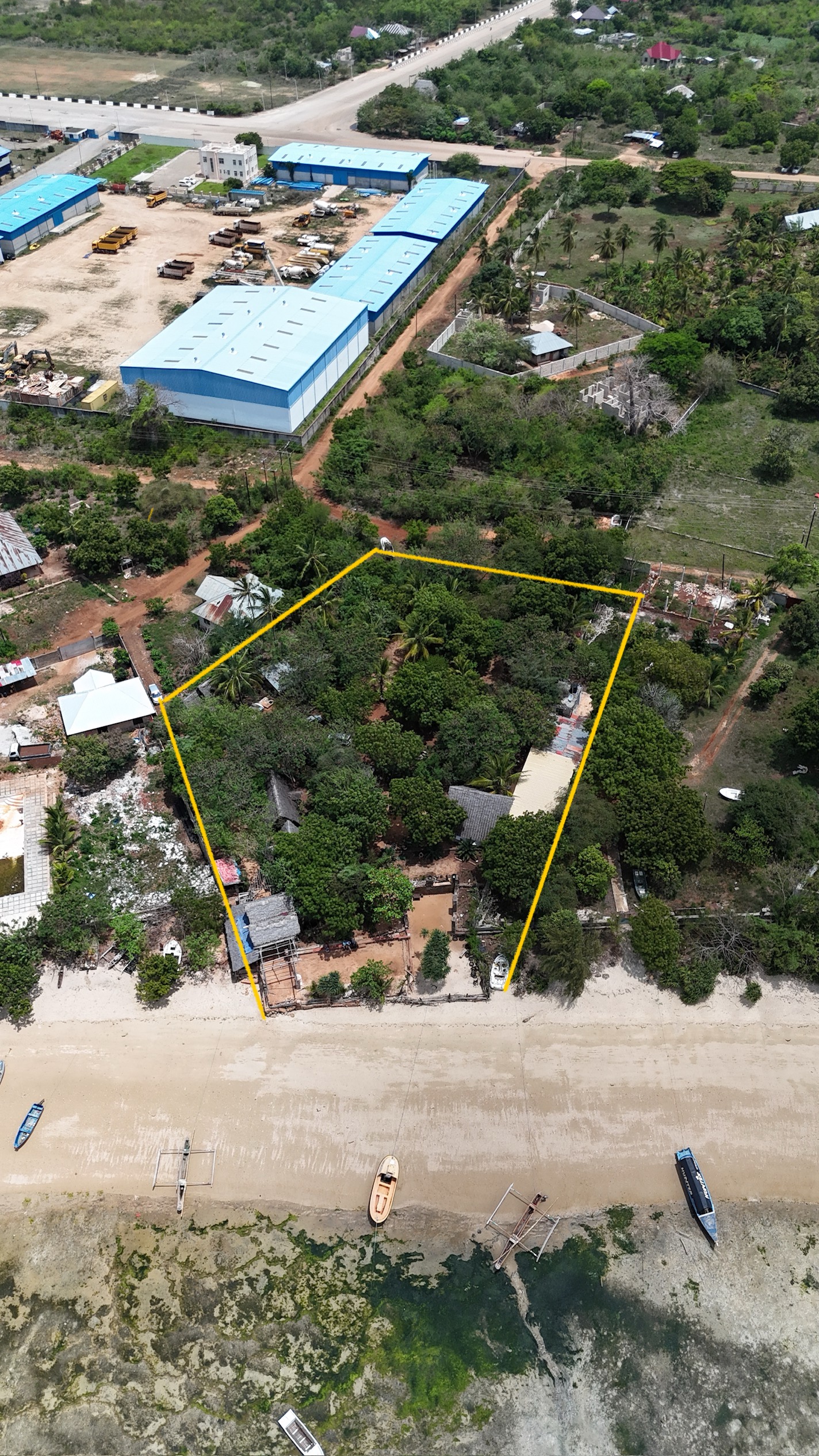 Stunning Beachfront Plot for Sale in Fumba