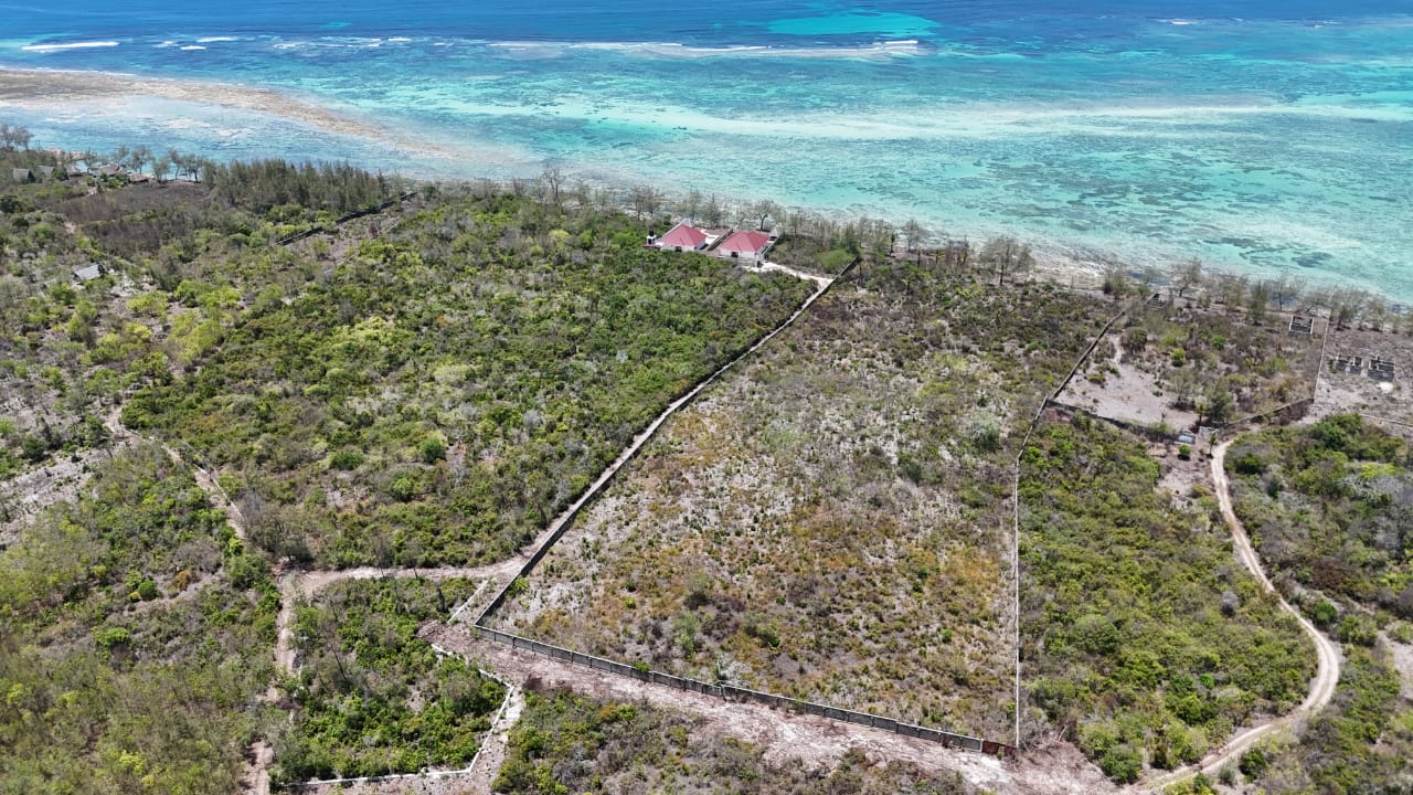 Cliff-Front Plot for Sale in Pongwe